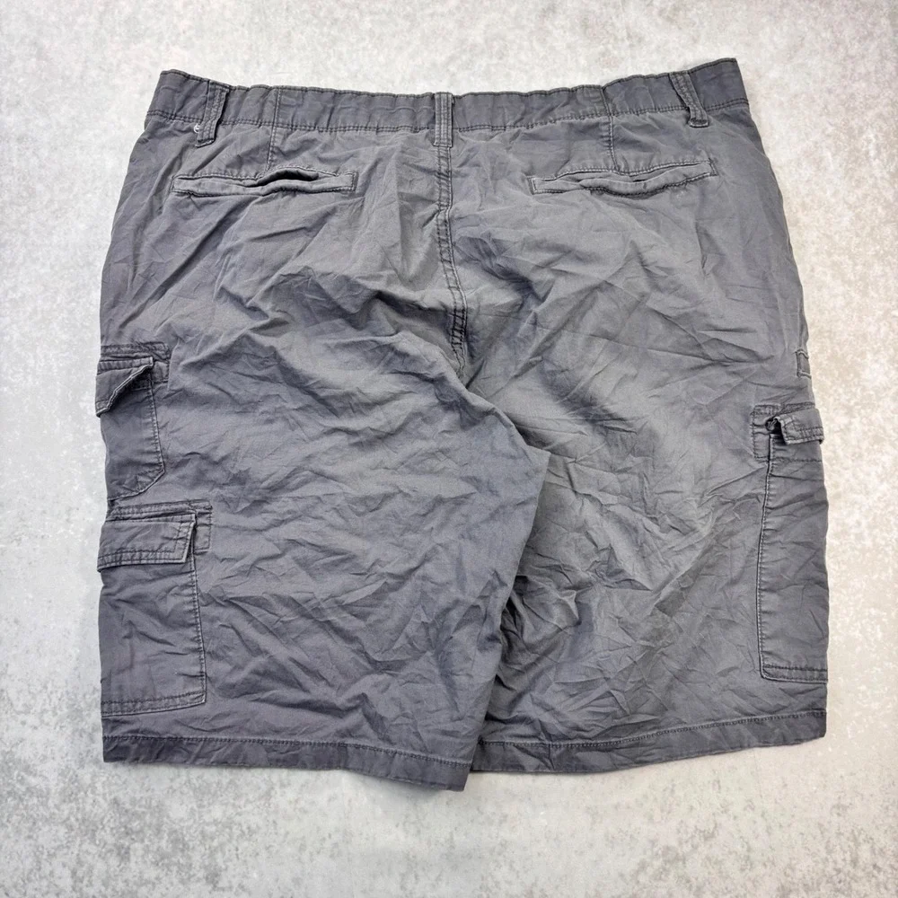 Iron Flex Mens 38 Gray Cargo Shorts Baggy Multi Pocket Utility Y2K Skater Grunge